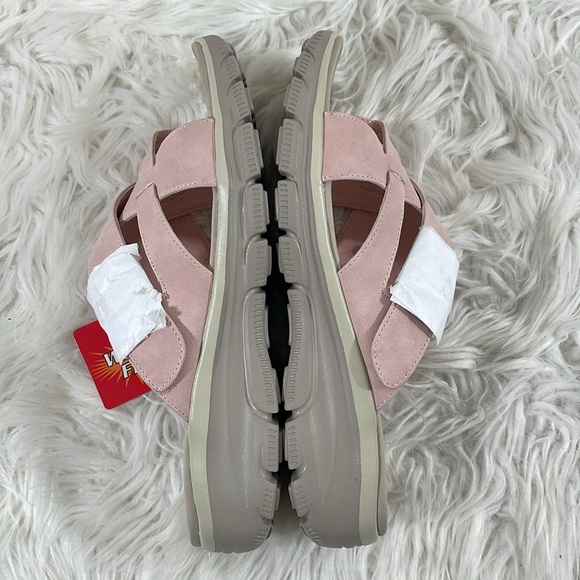 SKECHERS Women’s US 9.5W Easy Going Adjustable Vegan Sandals Blush Relaxed Fit - Picture 9 of 12